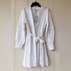 Antonio Melani X Born On Fifth Embroidered Wrap Dress Swim Cover Up